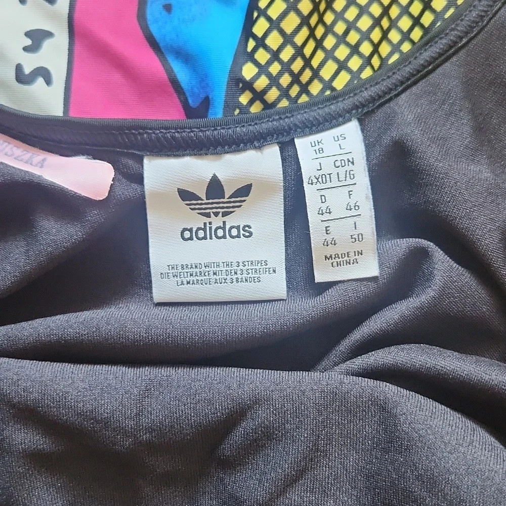 Adidas barcode one piece swim/bodysuit - Picture 4 of 6